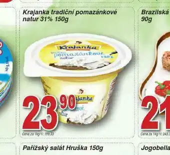 Lidl Krajanka tradiční pomazánkové natur 31% nabídka