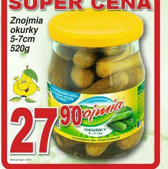 Lidl Znojmia okurky 5-7 cm nabídka