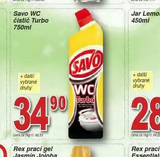 Lidl Savo wc čistič turbo nabídka