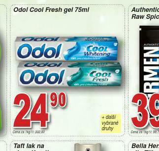 Lidl Odol cool fresh gel nabídka