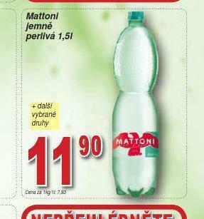 Lidl Mattoni jemně perlivá nabídka