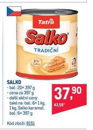 Makro Tatra salko 397 g nabídka