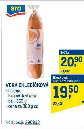 Makro Aro veka chlebíčková 360 g nabídka