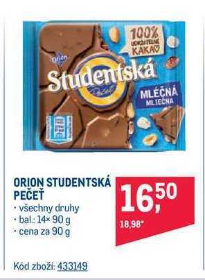 Orion studentská pečeť 90 g