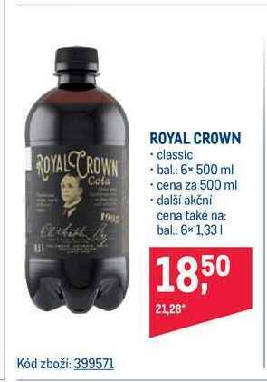 Makro Royal crown cola classic 500 ml nabídka