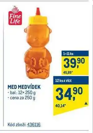 Fine life med medvídek 250 g