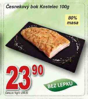 Hruška Kostelecké uzeniny česnekový bok 100g nabídka