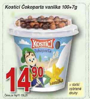Hruška Danone kostíci čokoparta vanilka 100+7g nabídka