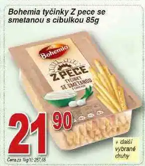 Hruška Bohemia z pece tyčinky se smetanou s cibulkou 85g nabídka