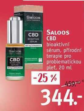 Rossmann Saloos cbd bioaktivní sérum, 20 ml nabídka