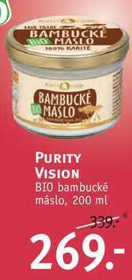 Rossmann Purity vision bio bambucké máslo, 200 ml nabídka