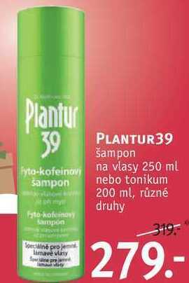Rossmann Plantur39 šampon na vlasy, 250 ml nabídka