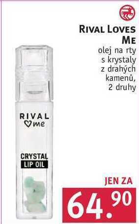 Rossmann Rival loves me olej na rty nabídka