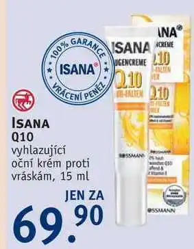 Rossmann Isana q10 vyhlazující oční krém proti vráskám, 15 ml nabídka