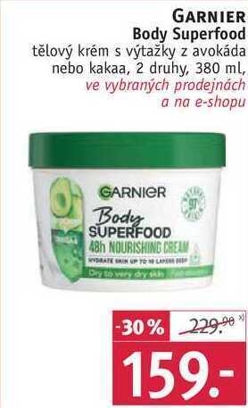 Rossmann Garnier body superfood tělový krém, 380 ml nabídka