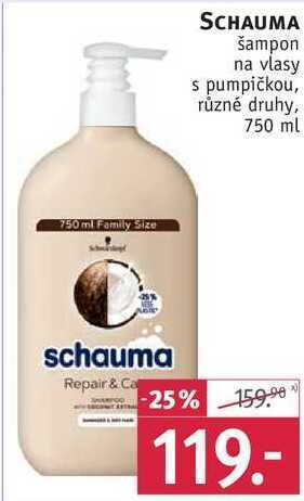 Rossmann Schauma šampon na vlasy s pumpičkou, 750 ml nabídka