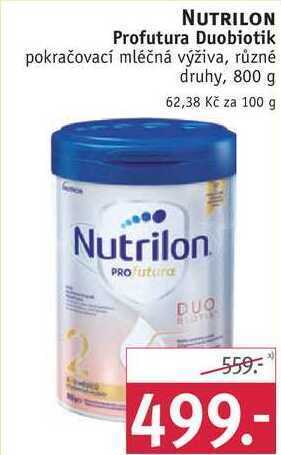 Rossmann Nutrilon profutura duobiotik pokračovací mléčná výživa, 800 g nabídka