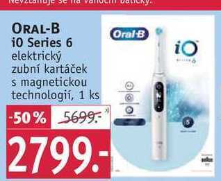 Rossmann Oral-b 10 series 6 elektrický zubní kartáček nabídka