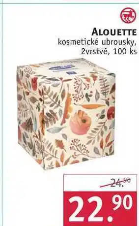 Rossmann Alouette kosmetické ubrousky, 100 ks nabídka