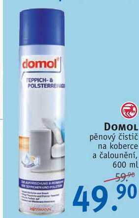 Rossmann Domol pěnový čistič na koberce a čalounění, 600 ml nabídka