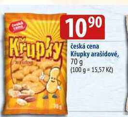 Česká cena křupky arašídové, 70 g