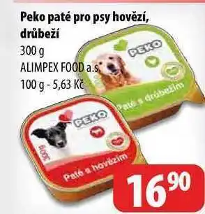 Peko paté pro psy hovězí, drůbeží 300 g