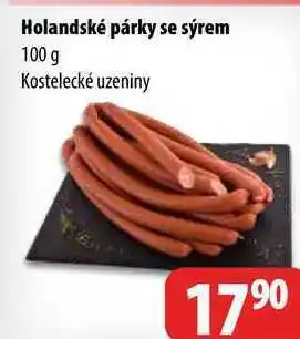 Partner Maloobchodní síť Holandské párky se sýrem 100 g nabídka
