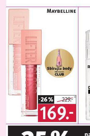 Rossmann Maybelline nabídka