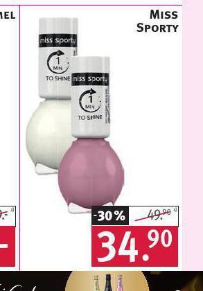 Rossmann Miss sporty lak na nehty nabídka