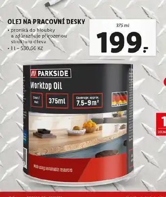Lidl Olej na pracovní desky nabídka