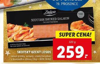 Lidl Skotský uzený losos nabídka