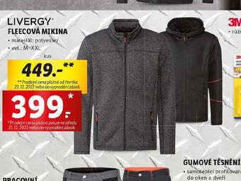 Lidl Fleecová mikina nabídka
