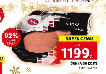 Lidl Šunka od kosti nabídka