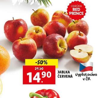Lidl Jablka červená nabídka