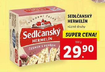 Lidl Sedlčanský hermelín nabídka