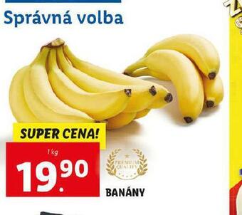 Lidl Banány nabídka