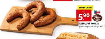 Lidl Cibulový rohlík nabídka