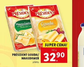 Lidl Président maasdamer nabídka