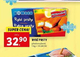 Lidl Nowaco rybí prsty nabídka