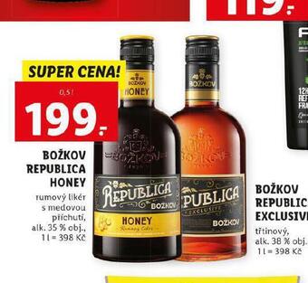 Lidl Božkov republica honey nabídka