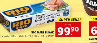 Lidl Rio mare tuňák nabídka