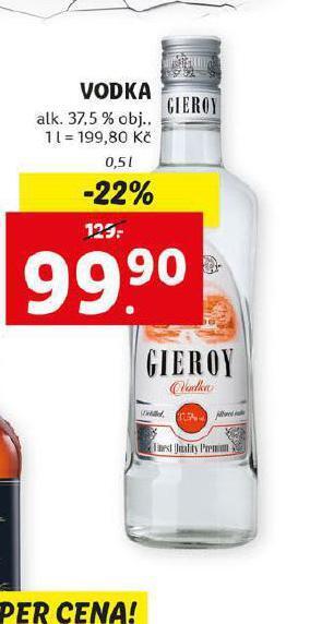 Lidl Vodka nabídka