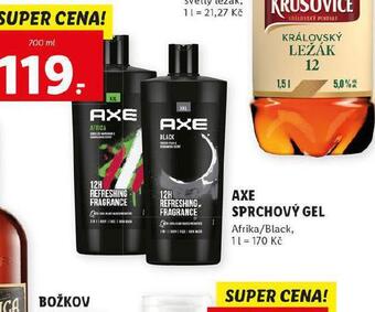 Lidl Axe sprchový gel nabídka