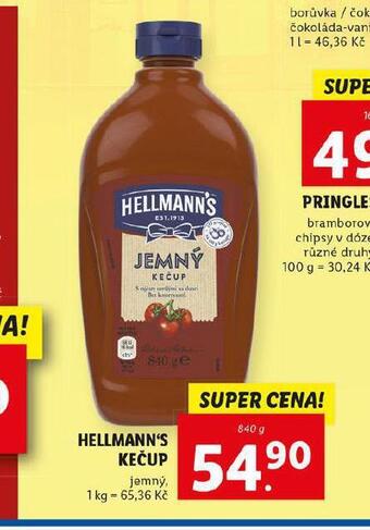 Lidl Hellmann´s kečup nabídka