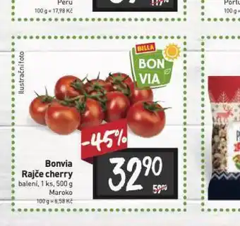 Billa Bonavita rajče cherry nabídka