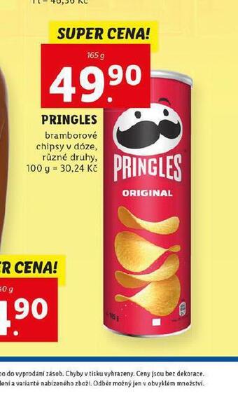 Lidl Pringles nabídka