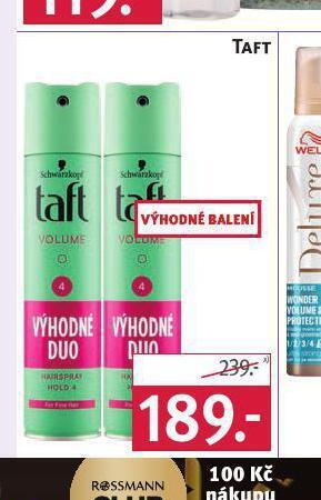 Rossmann Taft lak na vlasy nabídka