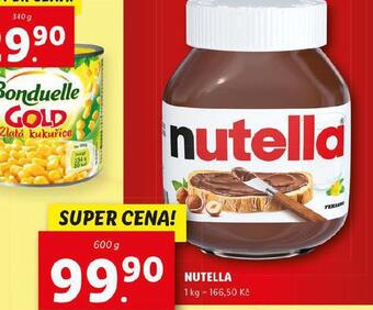 Lidl Nutella nabídka