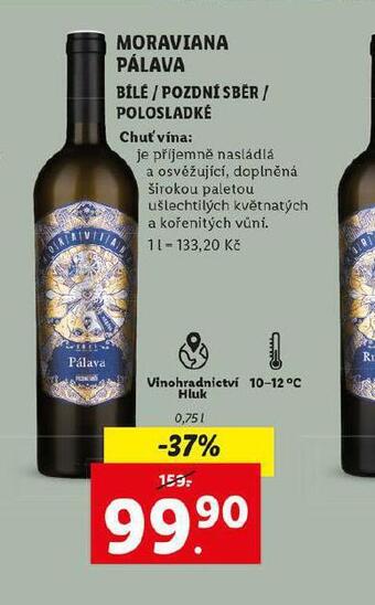 Lidl Moraviana pálava nabídka