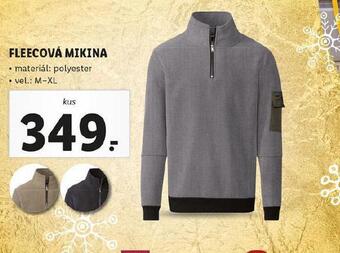 Lidl Fleecová mikina nabídka